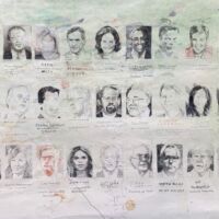 (80 x 55 cm.) mixed media