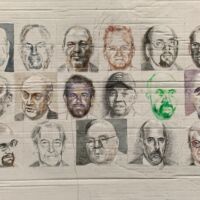 (80 x 55 cm.) mixed media