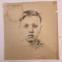 conté (20 x 20 cm.)