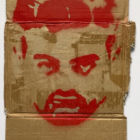 spray can (30 x 55 cm.)