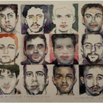 twelve Terrorist (20 x 25 cm.) watercolor